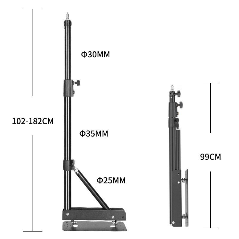 The Karma Ceiling and Wall Mount Boom Arm is a black aluminium alloy extension arm with a 1/4-inch universal screw mount and adjustable length from 102cm to 182cm.