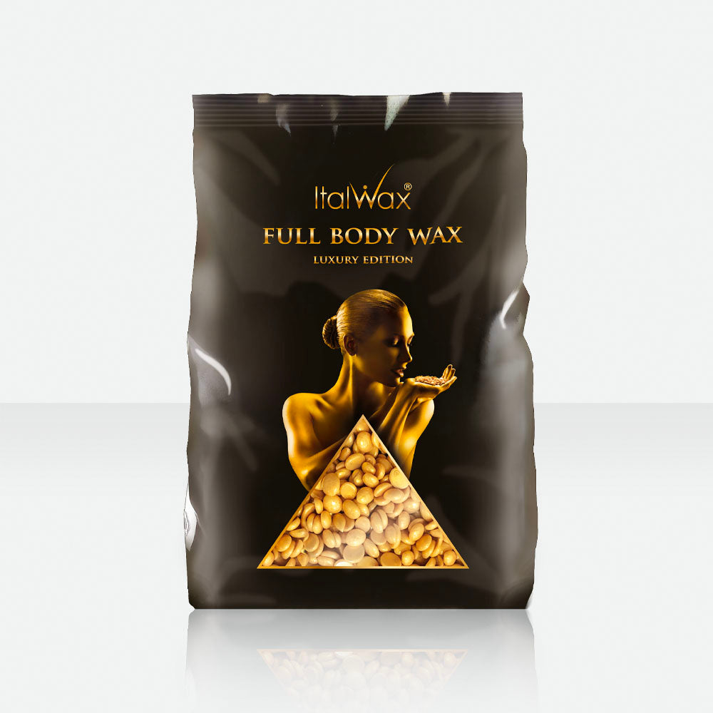 ITALWAX - Hard Wax Full Body Gold Wax, 1kg LUXURY EDITION