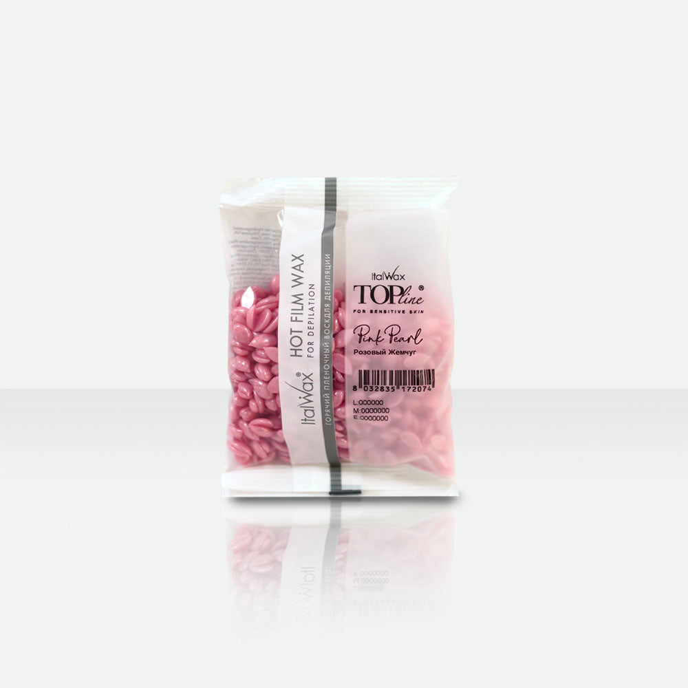 ITALWAX - Hard Wax Pink Pearl Top Line, Sample size 100g