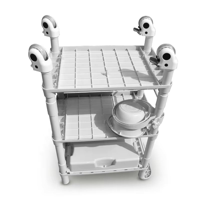 Karma Wilton 3-Tier Professional Beauty & Medical Trolley – Small/Large