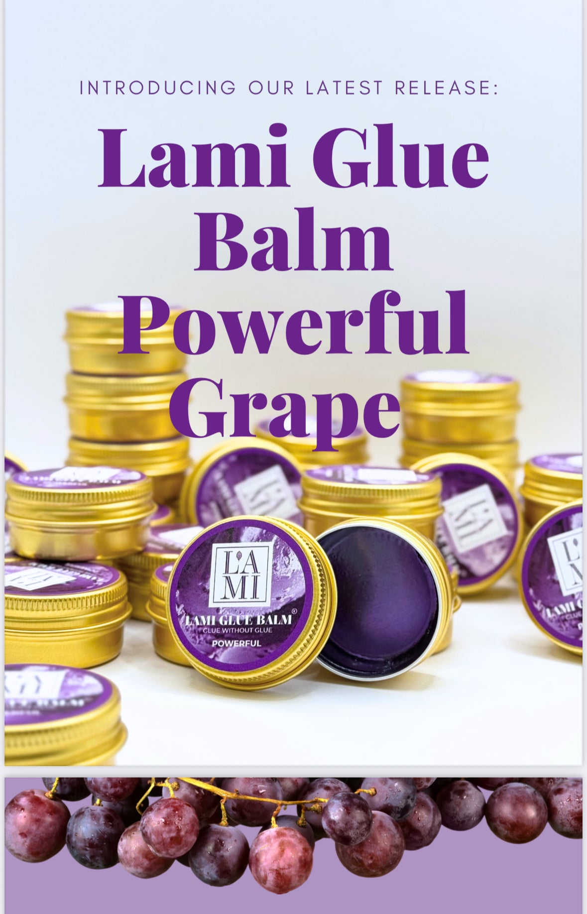 LAMI GLUE BALM POWERFUL, GRAPE 20gr