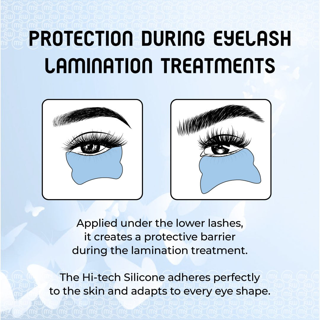 Silicone Under Eye patches , Pink and Blue Set