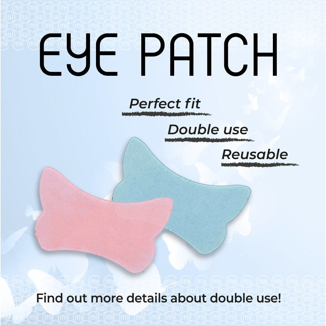 Silicone Under Eye patches , Pink and Blue Set