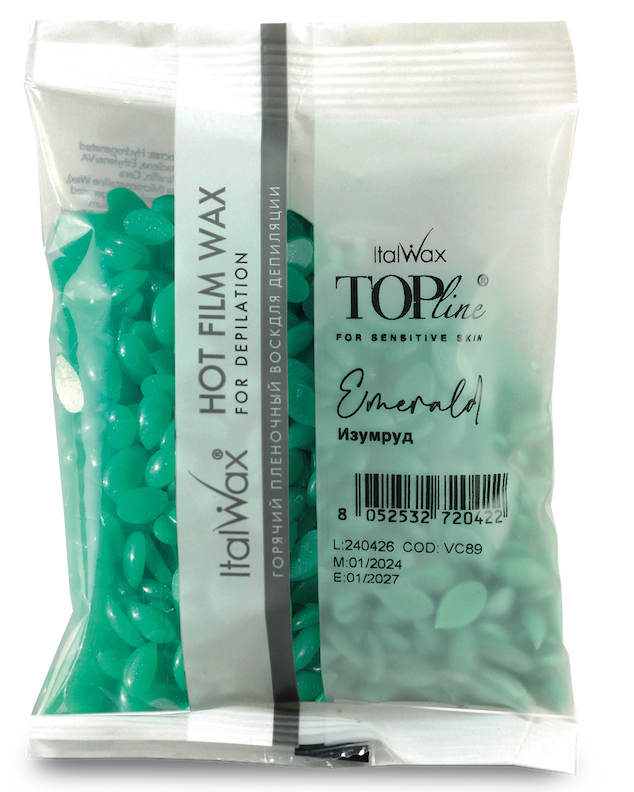 ITALWAX - Hard Wax Emerald Top Line, Sample size 100g