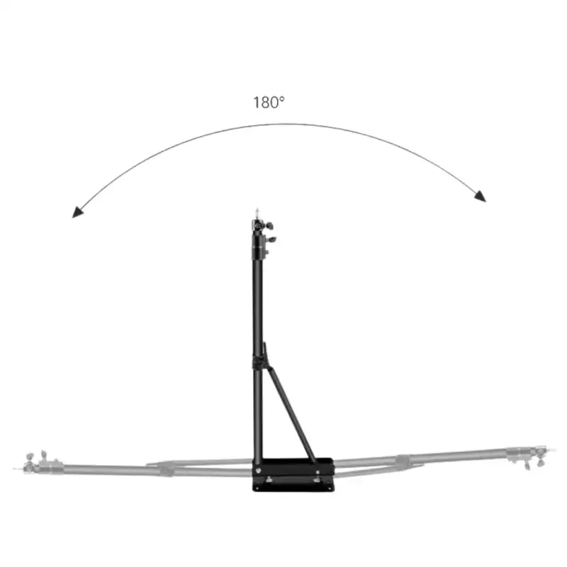 The Karma Ceiling and Wall Mount Boom Arm is a black aluminium alloy extension arm with a 1/4-inch universal screw mount and adjustable length from 102cm to 182cm.