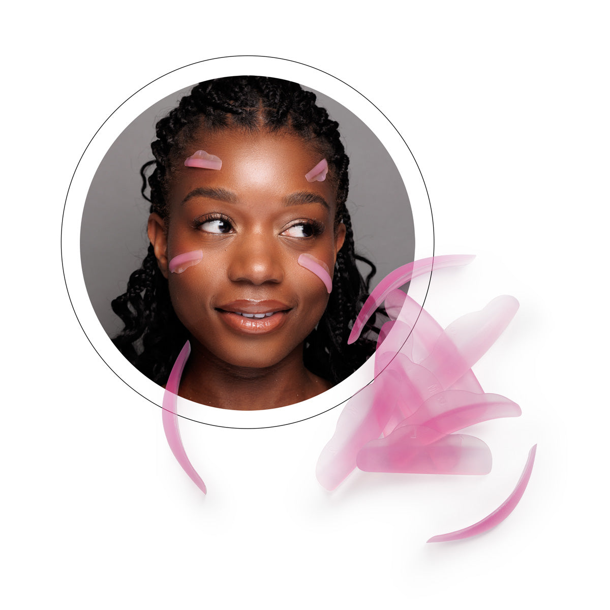 Silicone Pink Shields